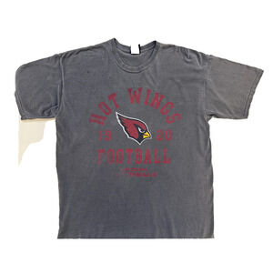 Y2K Arizona Cardinals Mens Shirt 2XL NFL Football Hot Wings Graphic Team Apparel